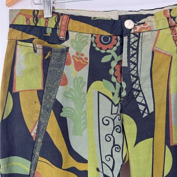 Custo Barcelona Printed Pants in Multi | Size 40 (Medium) - Picture 5 of 9